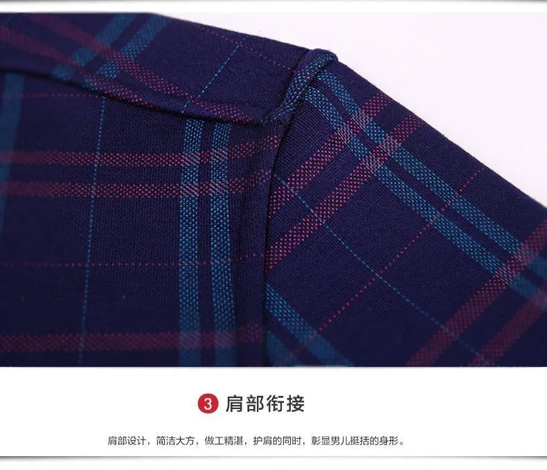 Autumn and Winter New Fashionable Plush Thick Warm Checkered Shirt for Men's Casual Loose Sports Large Size High Quality Shirt