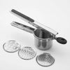 Heavy Duty Stainless Steel Potato Masher and Ricer Kitchen Tool, Press and Mash Kitchen Gadget For Perfect Mashed Potatoes Mill