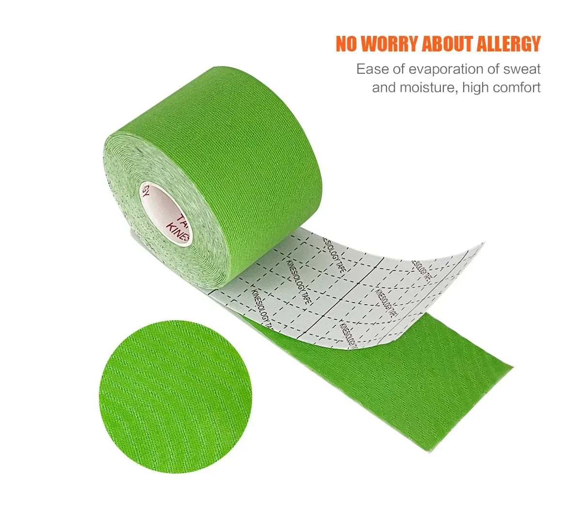 1/6pcs Breathable Cotton Kinesiology Tape Sports Elastic Roll Adhesive Muscle Bandage Knee Elbow Protector Injury Pain Care Tape