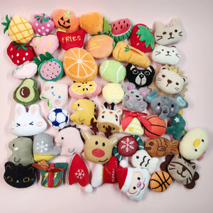 Cute Cat Toy Set With Catnip Pet Mint Plush Toy With Scent Kitten Mini Catnip Chew Toy Teeth Grinding juguete para gatos Pet Toy