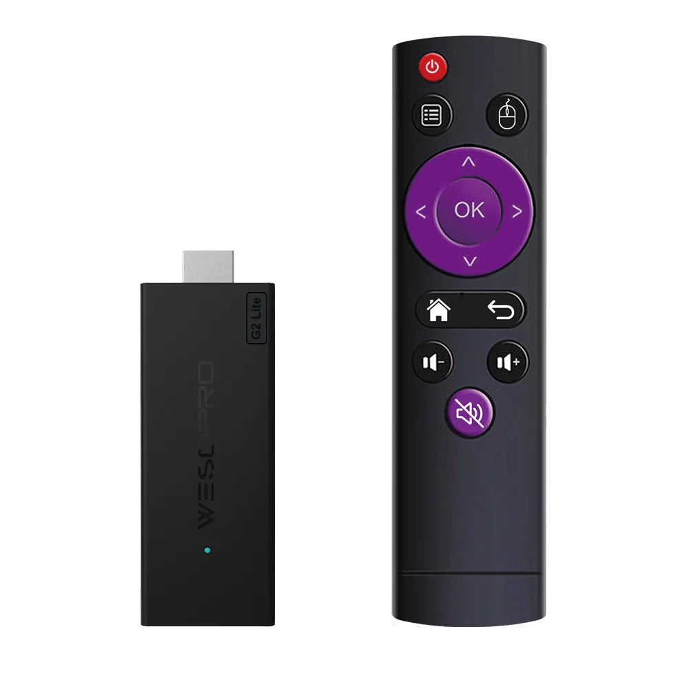 WESOPRO Android TV Stick G2 Lite Plus IPTV Dongle 1GB 2GB RAM 8GB ROM 2.4GHz 5.0GHz Wifi 4K Decoding Streaming Media Fire Stick - You Offer