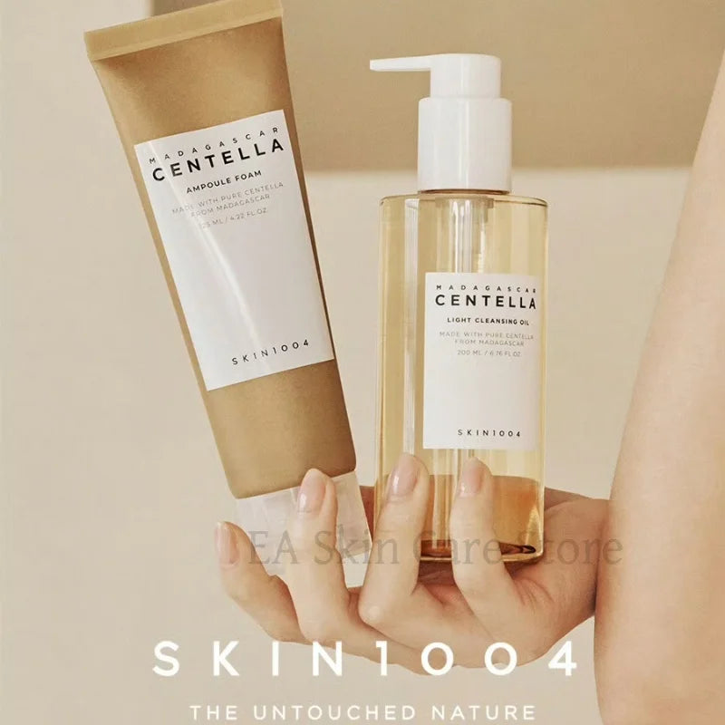SKIN1004 Asiatica Centella Skincare Coreanos Originales Ampoule Foam Low PH Foam Cleanser Light Cleansing Oil Makeup Remover