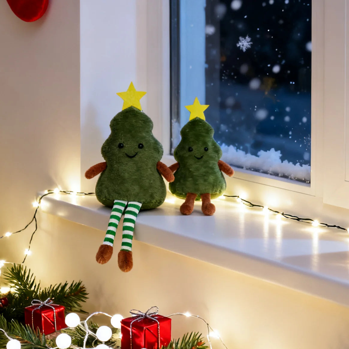 Christmas Tree Decoration Pendant Cute Plush Christmas Tree Doll For Cabinet Table Decor Home Party Decor Gifts Avocado Doll