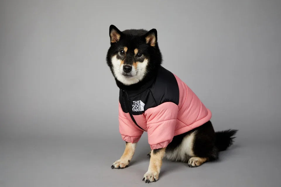 Puppy Coat Dog Down Jacket The Dog Fans Winter Pet Clothes for Small Medium Dogs Warm Thick Dog Vest French Bulldog