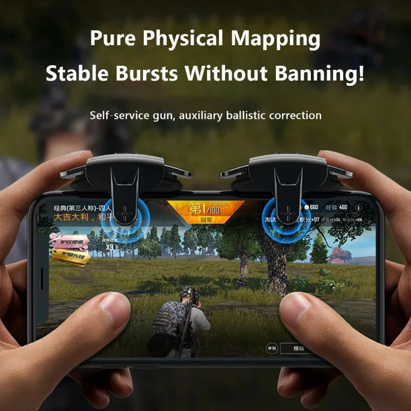 AK05 Game Controller For PUBG Mobile Phone Fire Aim Shoot Button Gamepad Trigger L1R1 Shooter Joystick Gaming Accessories
