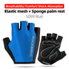 ROCKBROS Summer Cycling Gloves Half Finger Shockproof Breathable Gym Gloves Men MTB Fingerless Bicycle Gloves Cycling Equipment