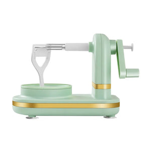 Manual Apple Peeler and Fruit Cutter with Stainless Steel Blades and Suction Cups Perfect for Easy Kitchen Use - You Offer