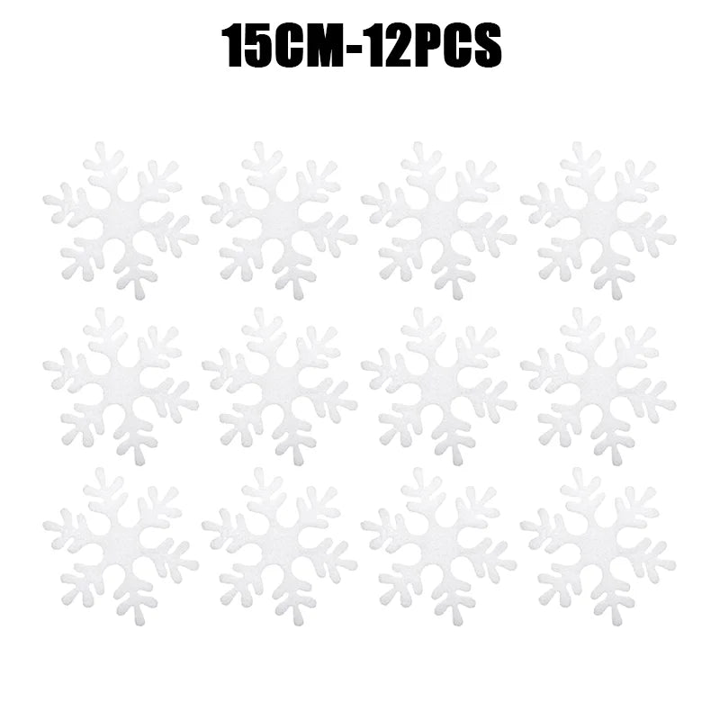 Christmas Decoration Foam Snowflake Christmas Tree Hanging Garland Hanging Decoration Gift 2024 New Christmas Supplies