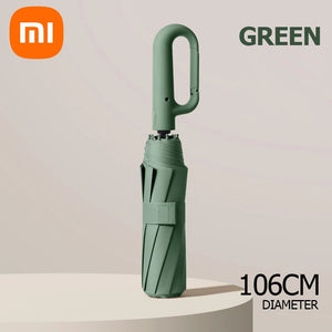Xiaomi Strong Windproof Automatic Umbrella 72 Bones Sunshade Uv Protection Folding Umbrella Buckle Rain Large Parasol For Women