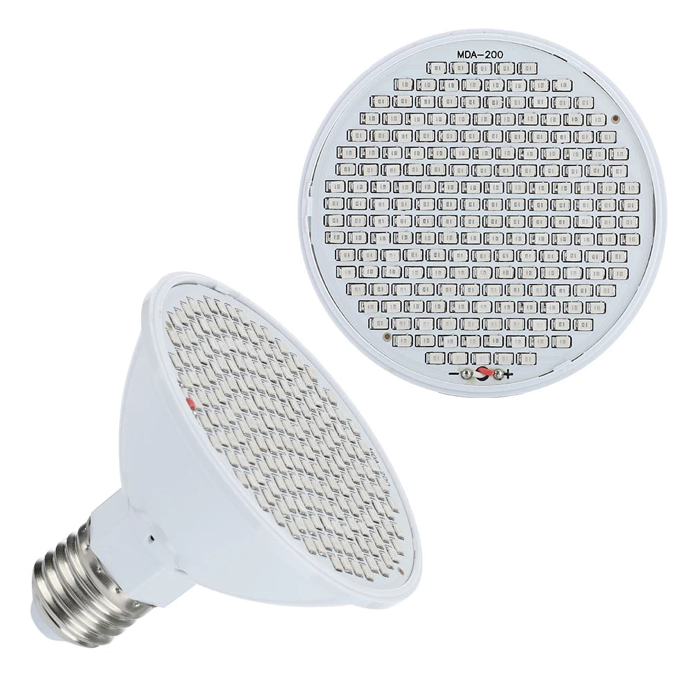 Anti Aging Red blue LED Light Therapy Bulb With Lamp Clip Red 660nm Near Infrared 850nm Beauty Full Body  Skin Care Pain Relief