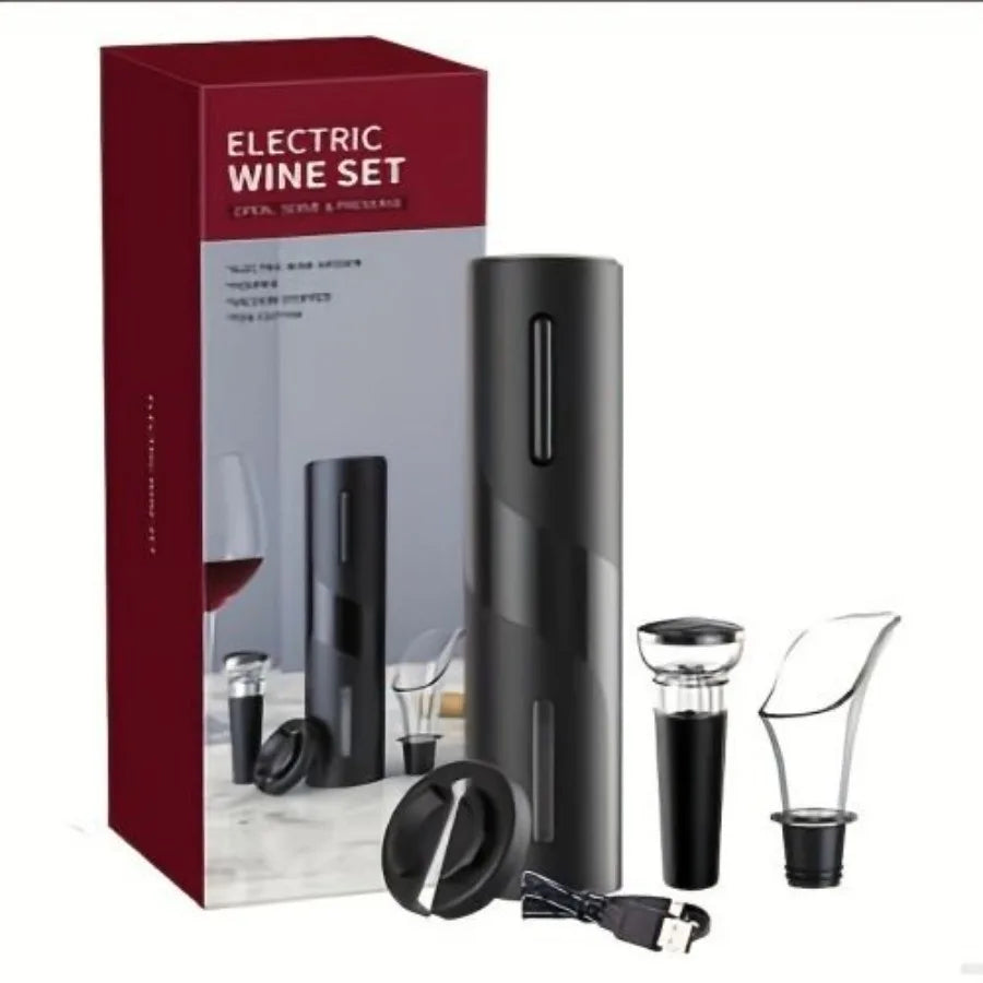 Electric Wine Opener set intelligent automatic wine opener bottle opener wine set - You Offer