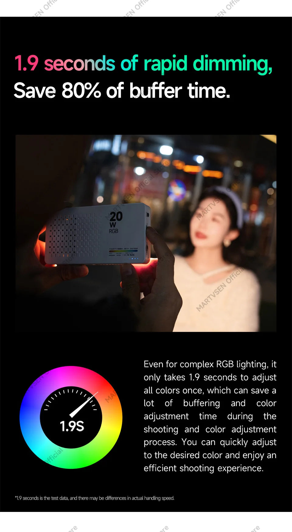 Mini Rechargeable R9PRO full-color RGB Camera Photography Fill light LED Portable Mobile Phone Selfie Live Broadcast Video Light