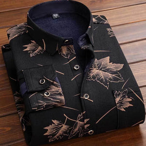 Autumn and Winter New Fashionable Plush Thick Warm Checkered Shirt for Men's Casual Loose Sports Large Size High Quality Shirt