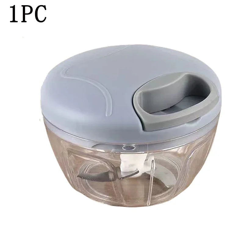 Manual Fruit Vegetable Chopper Hand Twist Pull Food Cutter Onion Nuts Grinder Mincer Shredder Garlic Cutter Kitchen Accessories
