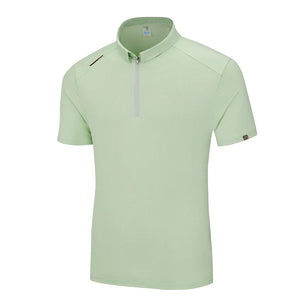 【 S-9XL 】 Large men's POLO shirt with flip collar, ice silk breathable short sleeved T-shirt, quick drying business men's clothi