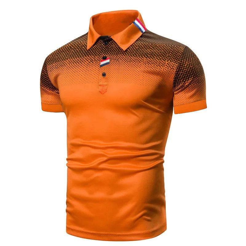 Summer Mens Polo Shirt Slim Casual Business Shirts Short Sleeve Luxury Polo t Shirts For Men Formal Soccer Top Football t Shirt
