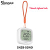 SONOFF SNZB-02WD Zigbee LCD Smart Temperature Humidity Sensor IP65 Waterproof for Bathroom Greenhouse Outside via ZBBridge-P