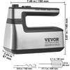 VEVOR Cordless Electric Hand Mixer Continuously Variable Electric Handheld Mixer Baking for Whipp Mixing Egg Cookie Cake Cream - You Offer