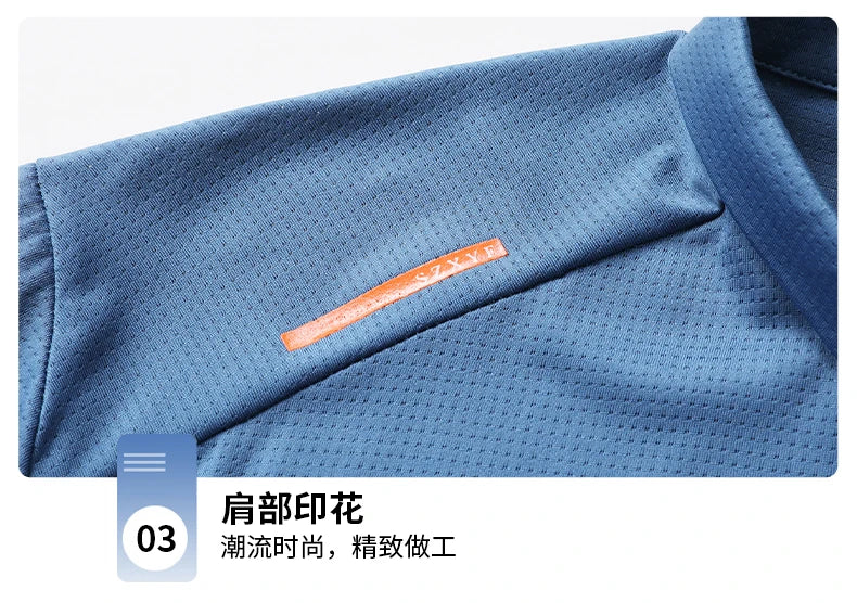 【 S-9XL 】 Large men's POLO shirt with flip collar, ice silk breathable short sleeved T-shirt, quick drying business men's clothi