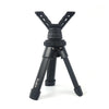 Professional Mini Camera Stick Shooting Hunting Telescope Tripod Outdoor Aluminum V Yoke Head with Height Adjustment for Outdoor
