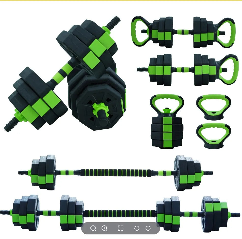 66lbs/88lbs Weight 4 in 1 Adjustable Kettlebell Set  Dumbbell Set Used as Kettlebells Barbell Push up Stand for GYM Home - You Offer