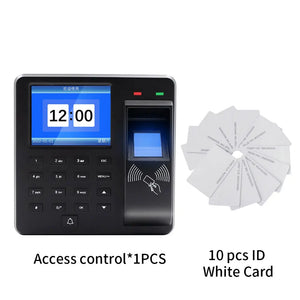 125Khz RFID Biometric Fingerprint Time Attendance Clock Recorder Employe Recognition Check in Time Recording Door Access Control