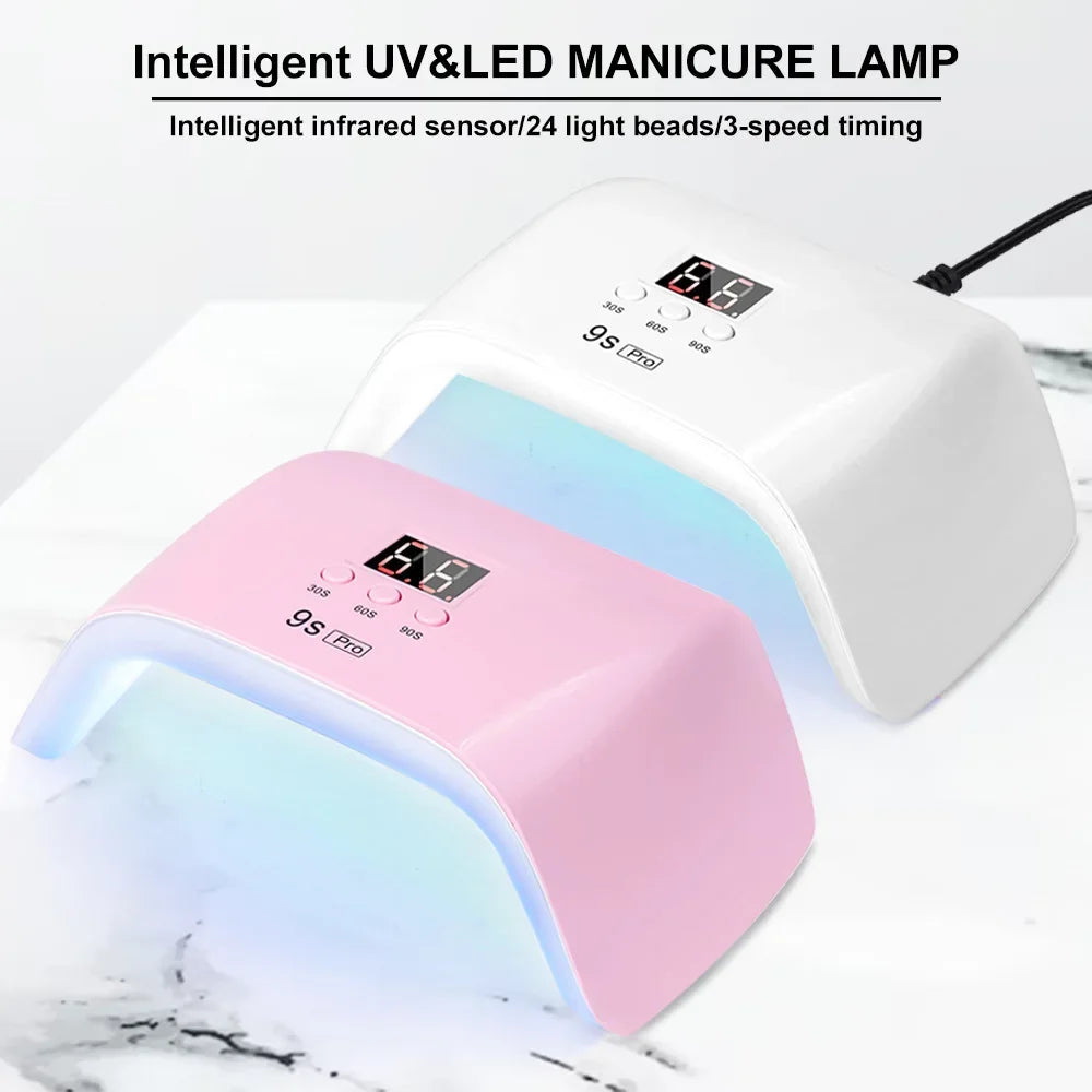 Mini Nail Dryer Machine Portable 24  UV Manicure Lamp - You Offer