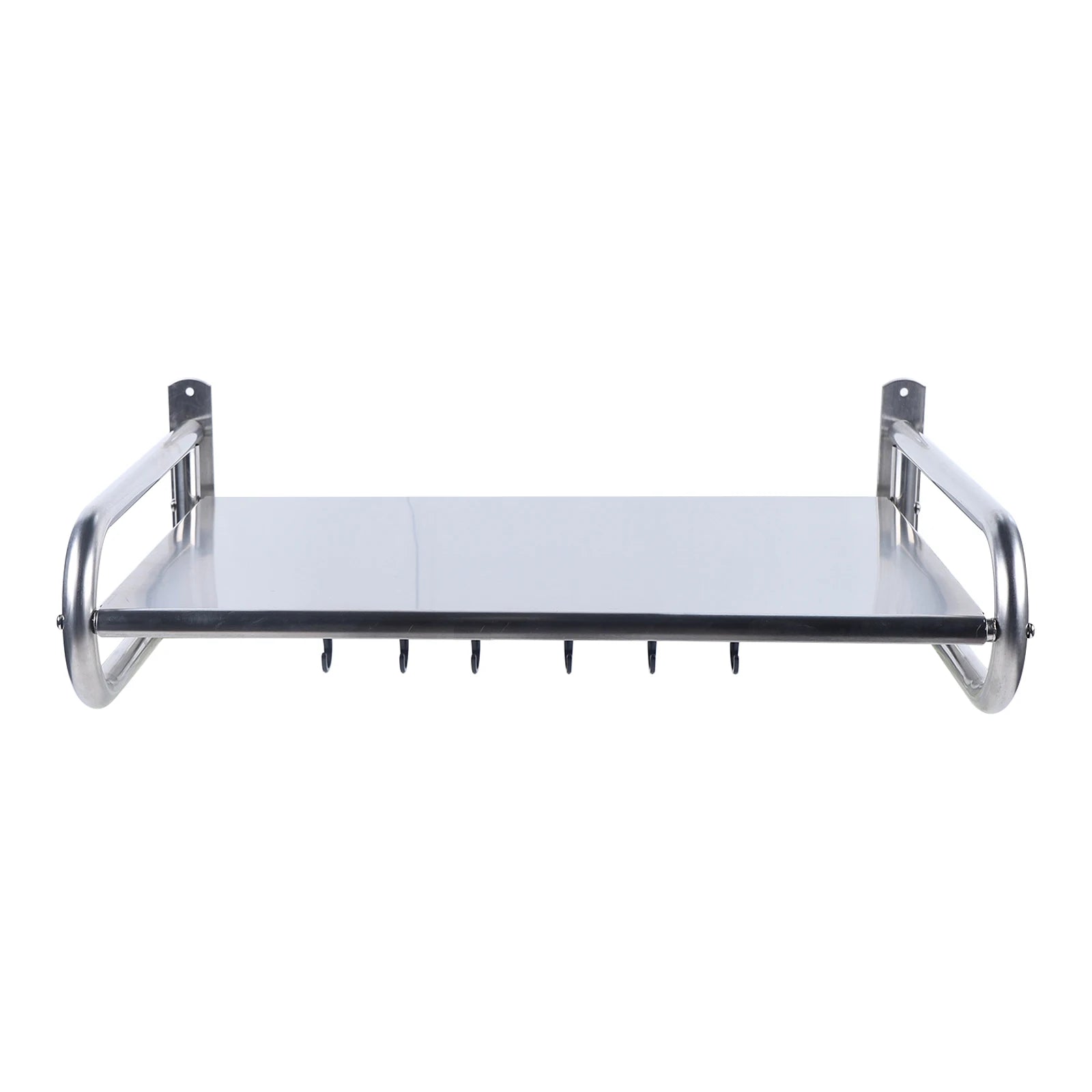 Microwave Stand, 2-Tier Adjustable Wall-Mounted, Stainless Steel, Ideal for Kitchen and Bathroom, Modern Design for Space Saving - You Offer