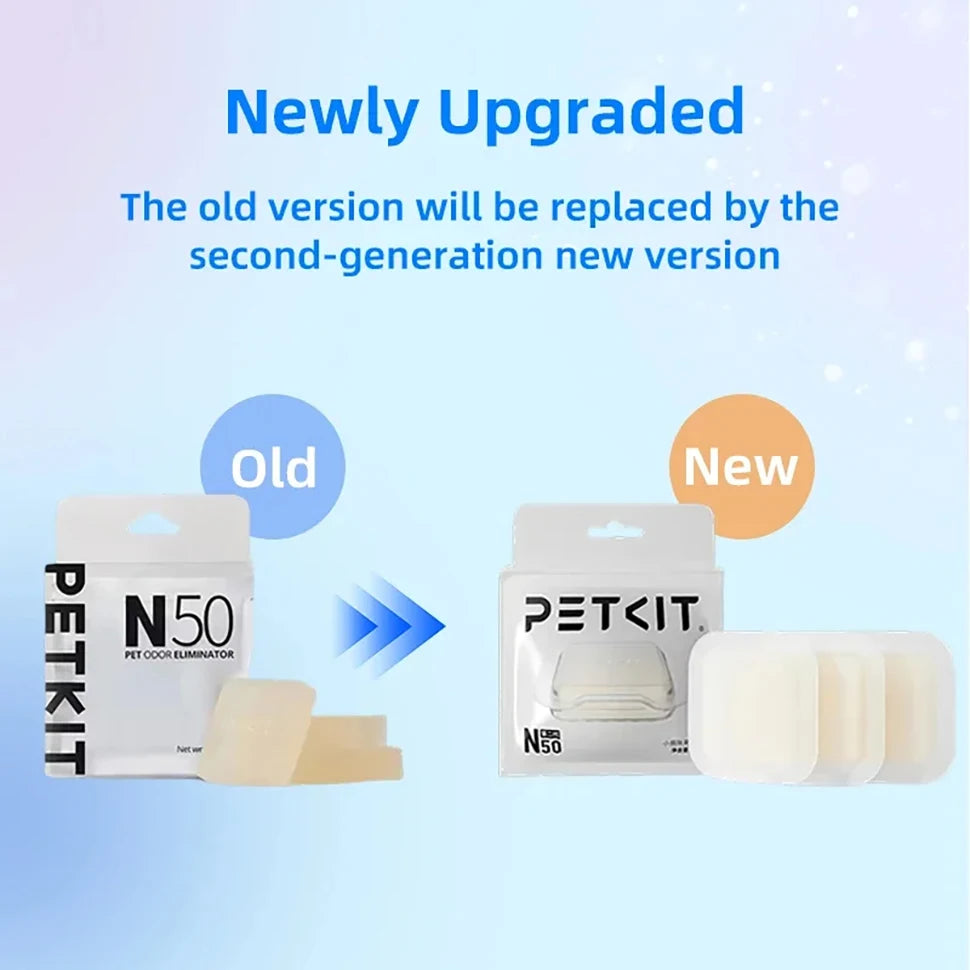 Origin PETKIT N50 Second Deodorant Cube Generation PURA MAX Cat Litter Box Automatic Pet Supplies Cats Puramax2 Parts Deodorizer