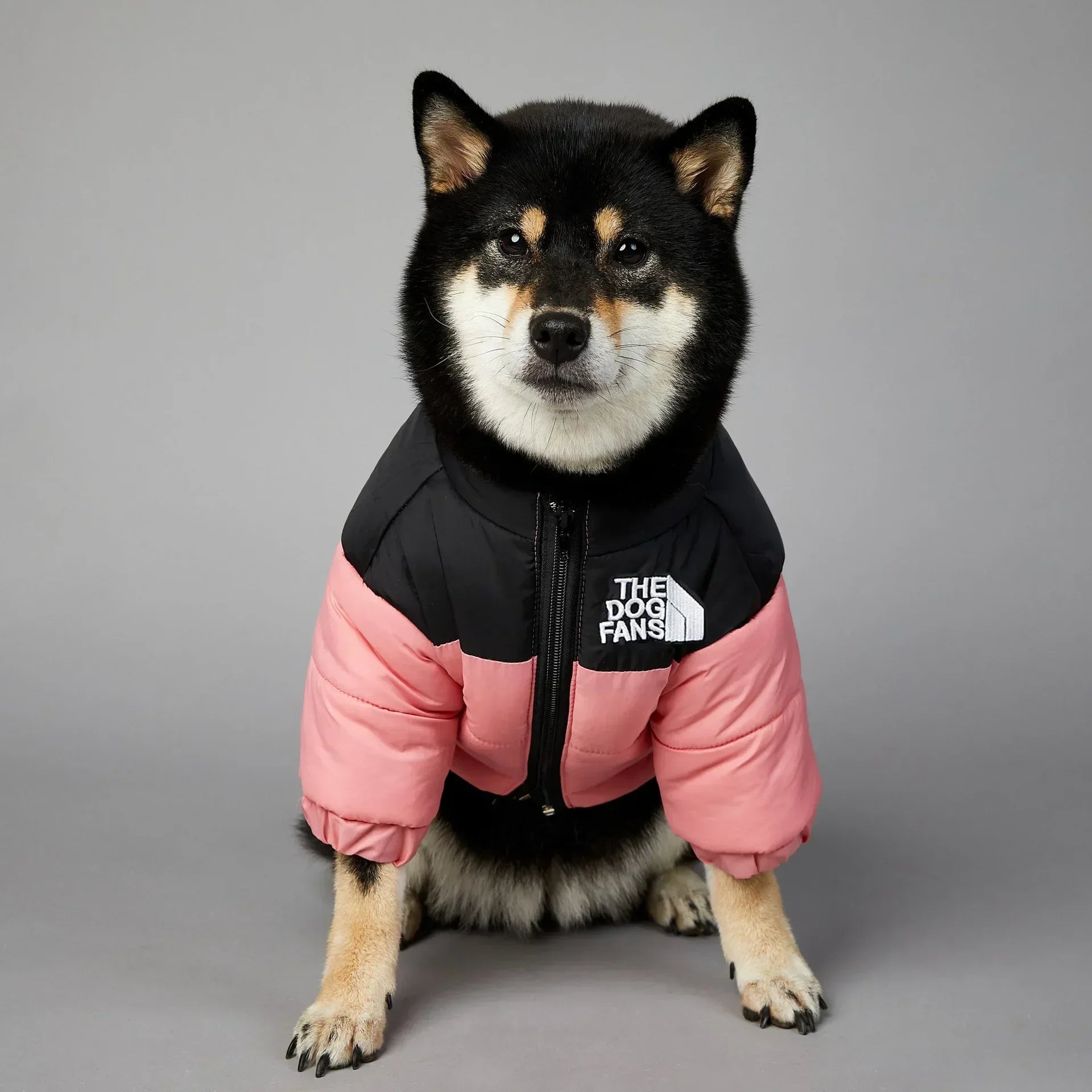 Puppy Coat Dog Down Jacket The Dog Fans Winter Pet Clothes for Small Medium Dogs Warm Thick Dog Vest French Bulldog