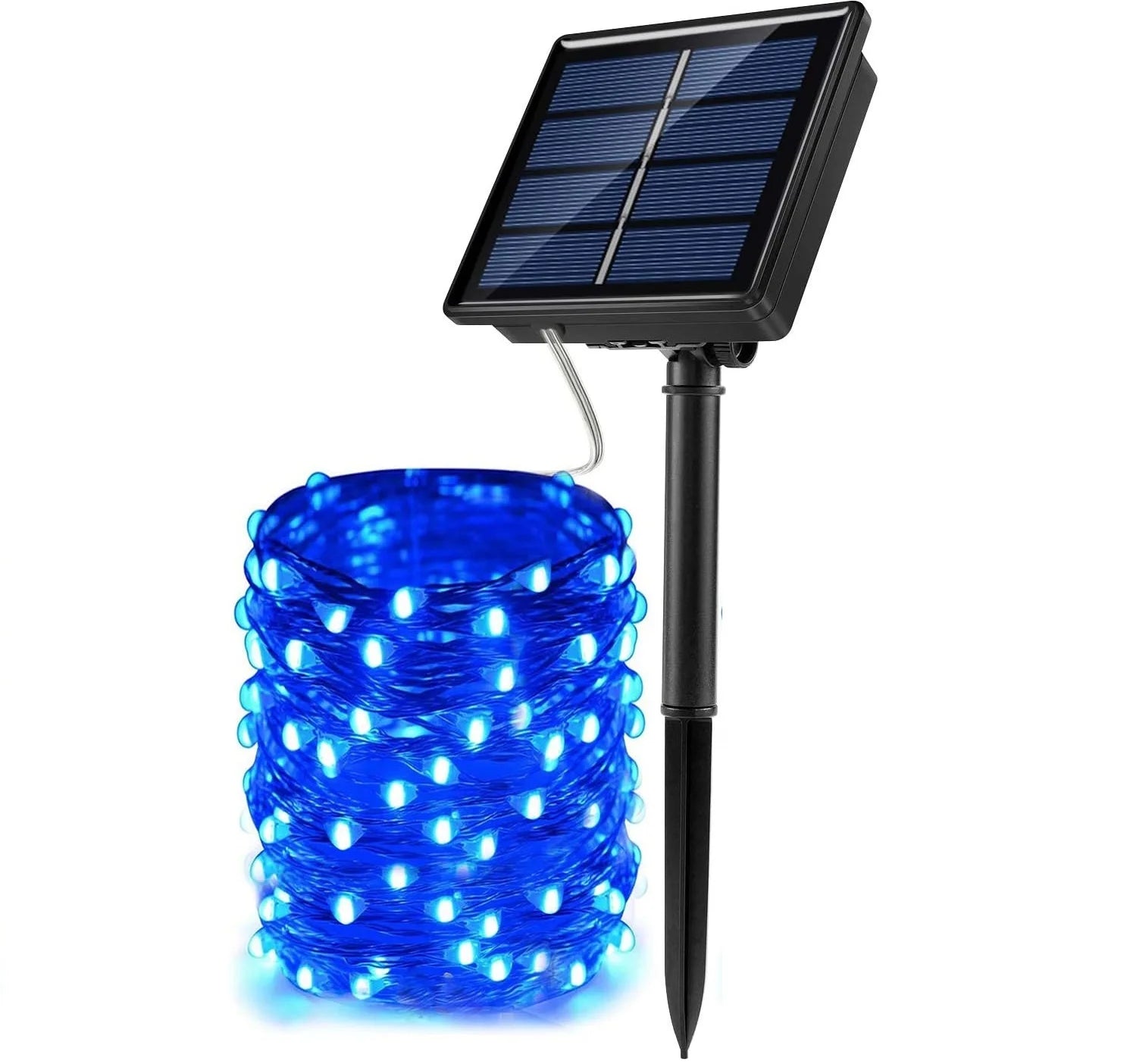 1/2 PCS Outdoor Waterproof Solar Light String 50/100/200/300 LED Waterproof 8 Modes Copper Wire Solar Fairy Light