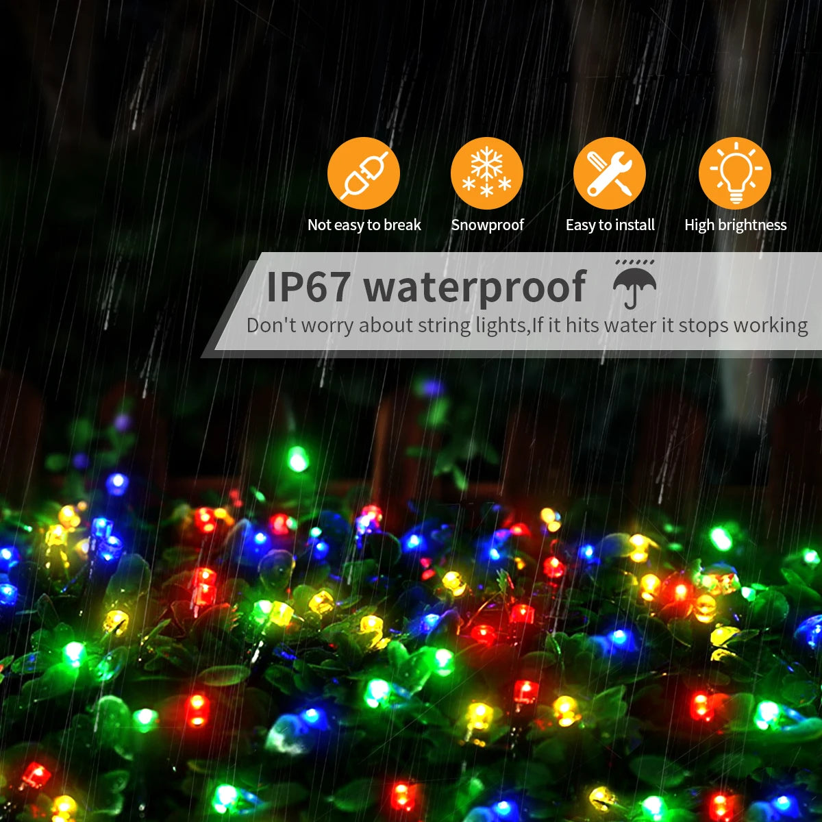 LED String Garland 10M-100M Fairy Lights Christmas Light Waterproof Outdoor Indoor For Tree Street Wedding Party 2024 Decoration