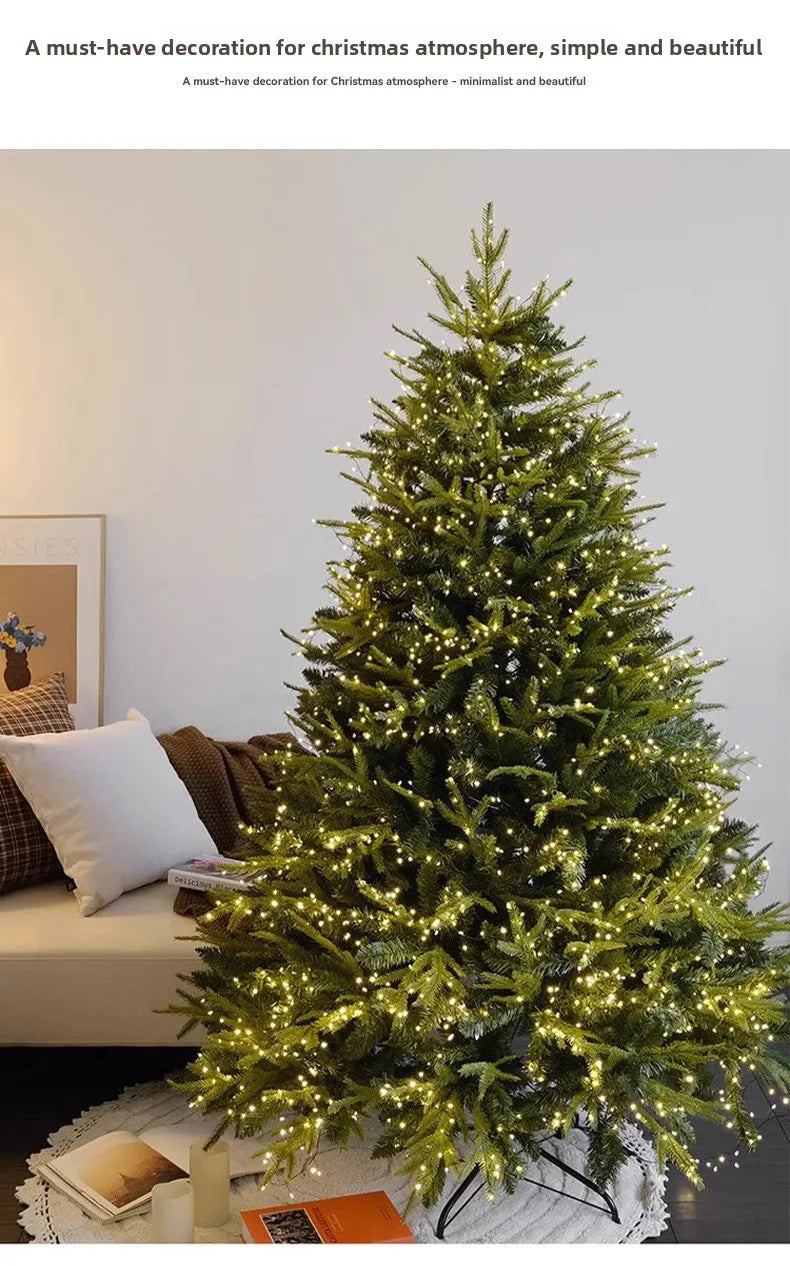 PE Large Christmas Tree with Lamp, Home Lighting, Living Room Interior, New Decoration, Bare Tree, 2025