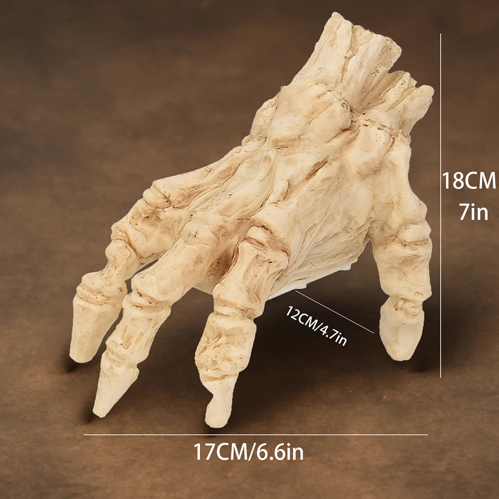 Electric Walking Hand Sound Activated Halloween Skeleton Hand with Sound Light Costume Props Halloween Gothic Home Decor