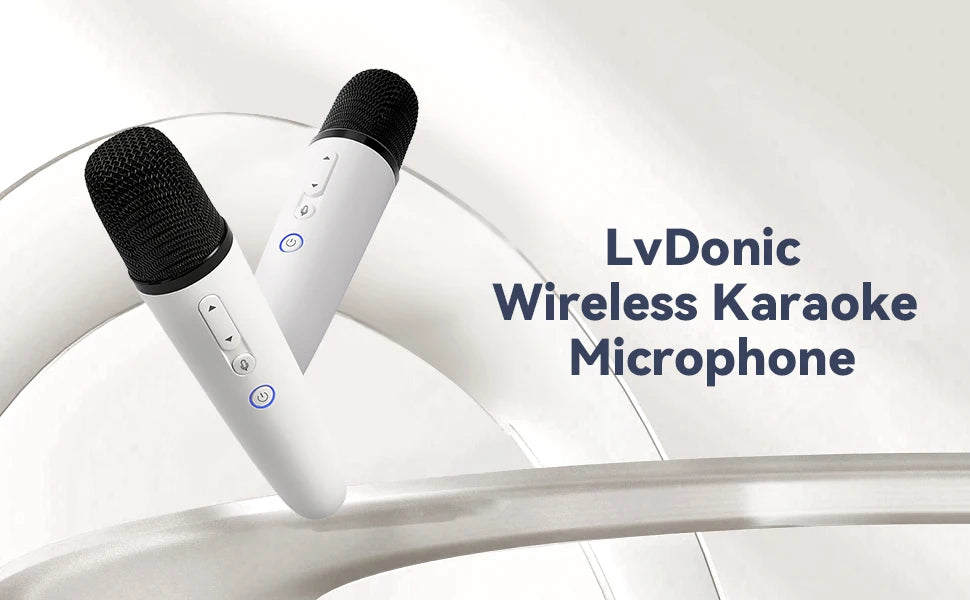 T1-Car Karaoke Microphone for Tesla Model Y/3/X/Cybertruck, Rechargeable Caraoke Mic with USB-A & USB-C Receiver, Plug to Use