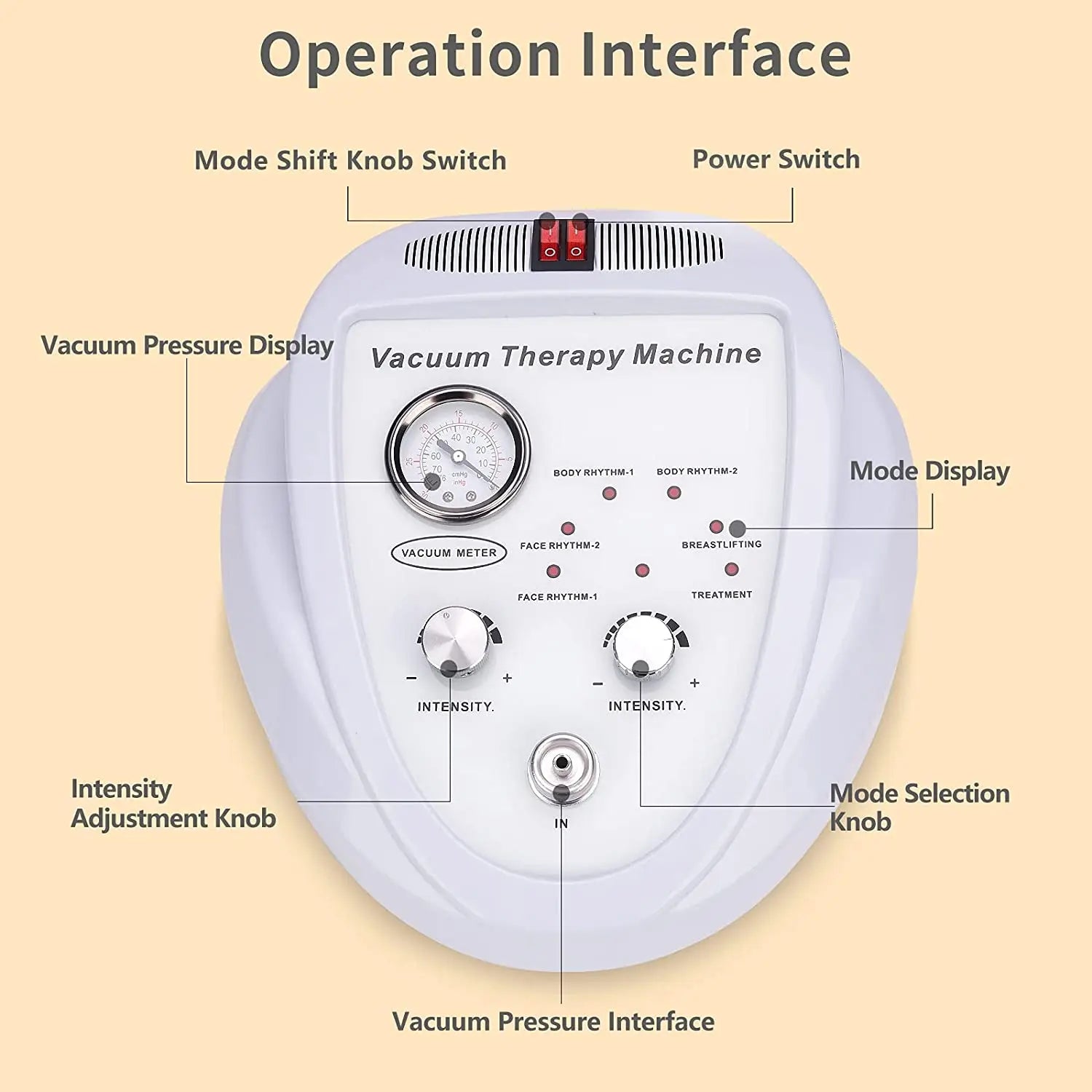 Breast Enlargement Instrument Lifting Vacuum Therapy Cellulite Cupping Scrapping Skin Tightening Butt Machine For Body Shaping