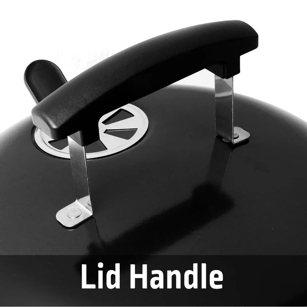 Portable Charcoal Grill 14.5 Inch Tabletop Grill Dome Design Adjustable Air Vents Ideal Camping Tailgating Picnics Easy Cleanup - You Offer