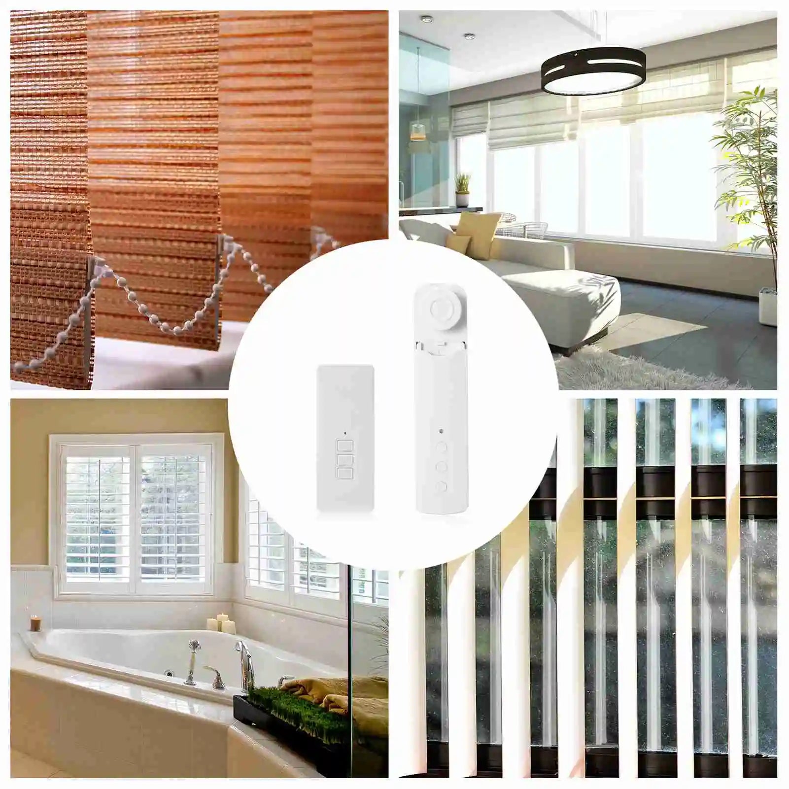 WiFi TM616EGWT Intelligent Pull Bead Curtain Motor Electric Curtain Motors phone APP Control Voice Control Quiet for Alexa  Home - You Offer