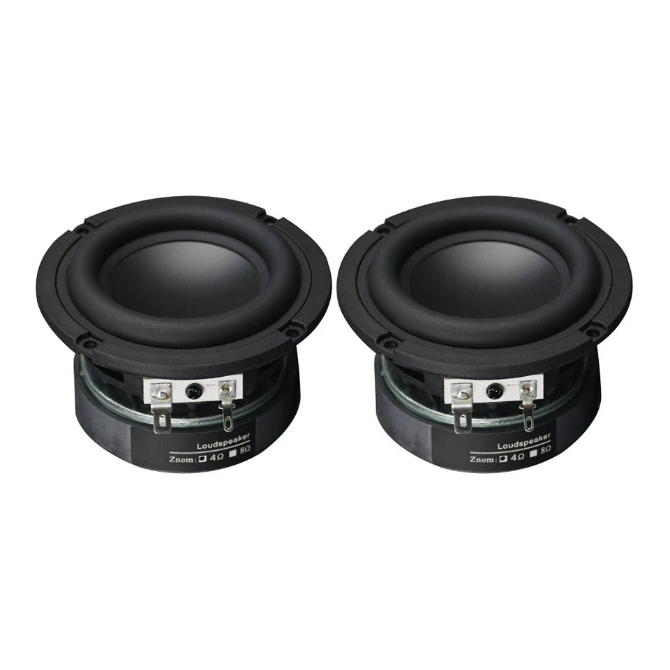 AIYIMA Audio 3 Inch Portable Subwoofer Speaker 60W Power 4 Ohm Big Voice Coil Steel Cannon DIY Sound Bass Loudspeaker Home