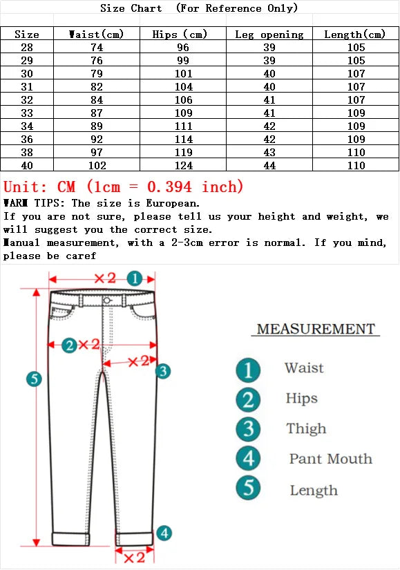 Winter Lamb Fluff Denim Straight Pants Men Thicken Big Size 40 Jeans High Waist Stretch Jeansy Fleece Lined Warm Slim Vaqueros - You Offer