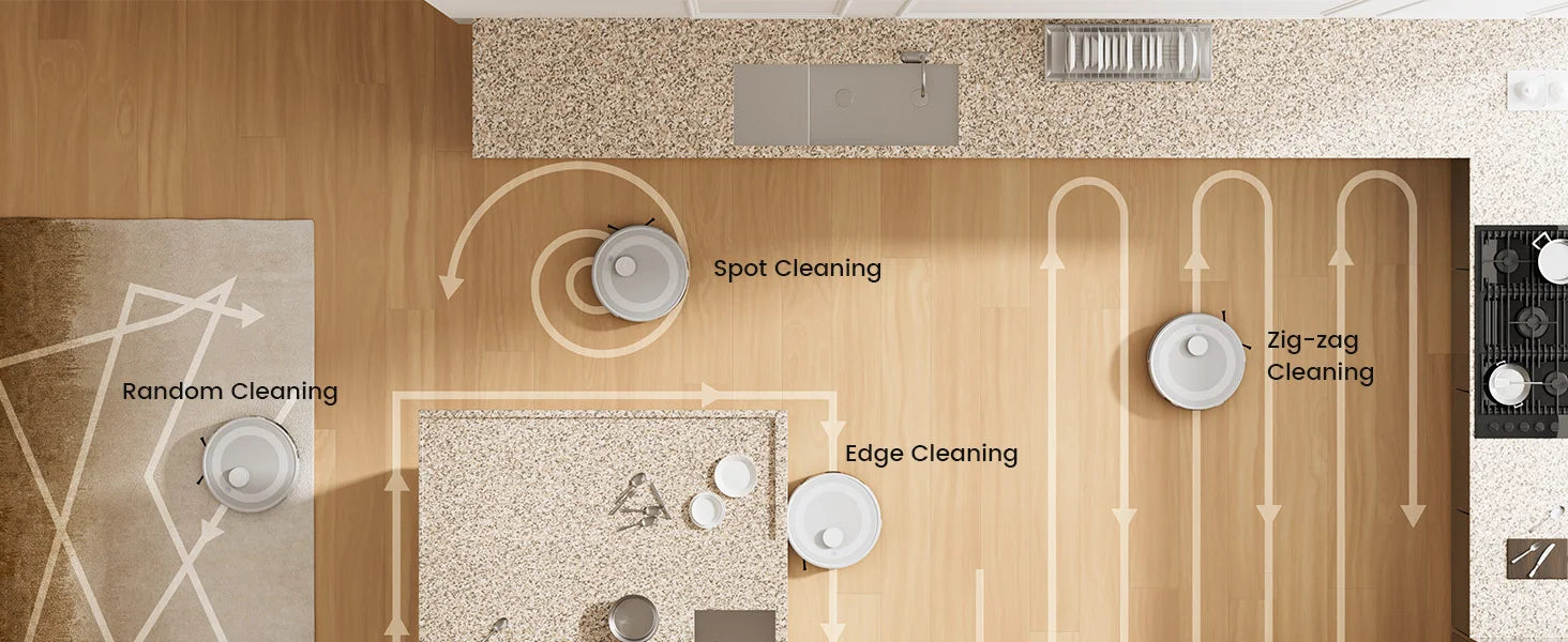 LEFANT M2 5500Pa Powerful Robot Vacuum Cleaner Laser Navigation dToF  Anti-Tangle Selected Area Clean Ideal for Pet Hair Carpets