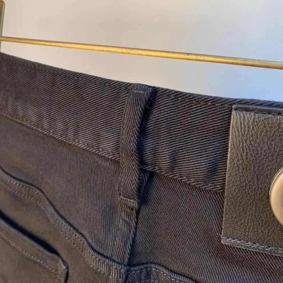 Spring Autumn Men's Elastic Slim Fit Casual Jeans Trendy Loose High End Brand Fashionable Long Trousers Popular Style - You Offer