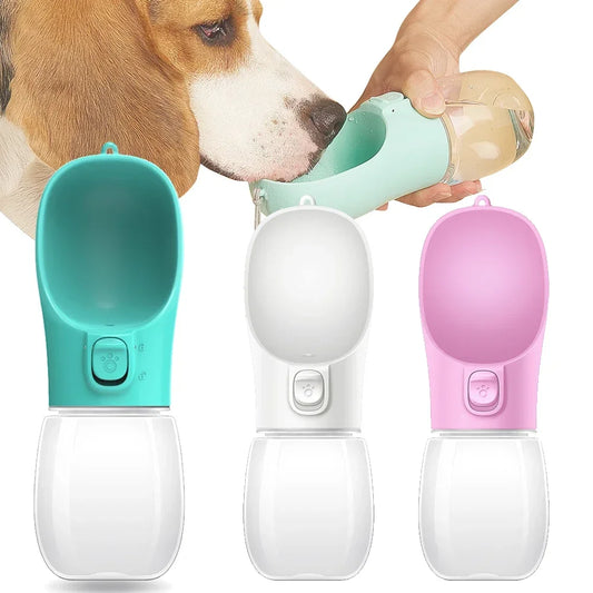 PORTABLE DOG WATER BOTTLE WITH INTEGRATED BOWL - You Offer