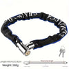 Bicycle chain lock outdoor waterproof metal heavy duty anti-theft car lock with key suitable for bicycles and motorcycles Lock - You Offer