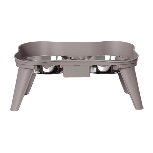 Stainless Steel Elevated Dog Bowl – Non-Slip, No-Spill Design - You Offer