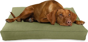 X-Large - 48 x 30 x 5 Premium Organic Hemp Dog Bed Organic Latex Fill - Removeable Cover
