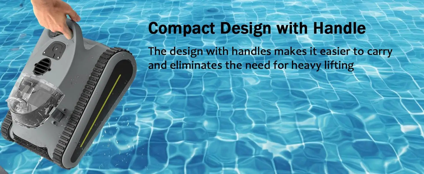 (2025 New) Seauto Crab Pro Cordless Robotic Cleaner, for Inground Pools up to 2000 Sq.ft, all and Waterline Cleaning Vacuum - You Offer