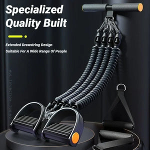 1pcPedal Tensioner for Home Fitness  Multifunctional Back Abdomen Ab Trainer for Men  Resistance Pull Exerciser