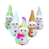 New Hot Sale Xmas Gift LED Snowman Santa Claus Ornament Christmas Tree Light Hanging Home Decor Gift