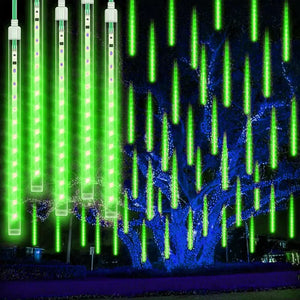 Outdoor LED Meteor Shower Lights Falling Rain Drop Fairy String Light Waterproof for Christmas Party Garden Holiday Decorations